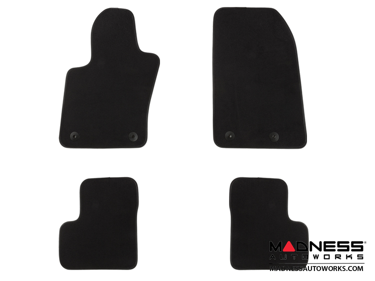 Jeep Renegade Floor Mats (set of 4) - Deluxe Black Carpet